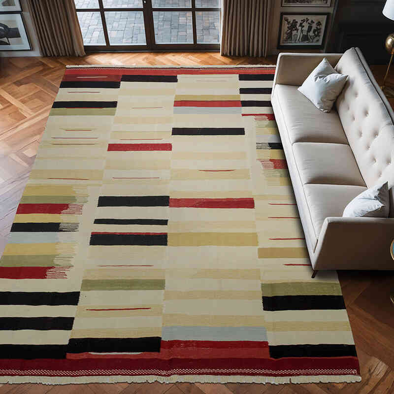Nueva Alfombra Turca Kilim - 265 cm x 408 cm - K0048243