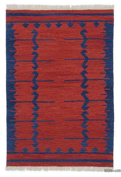 Turkish rug,2.4x1.8,ft,turkish kilim,vintage rug,kilim rug,floor hotsell rug,area rug,wool rug,interior design,small rug,handmade rug,blue peach rug