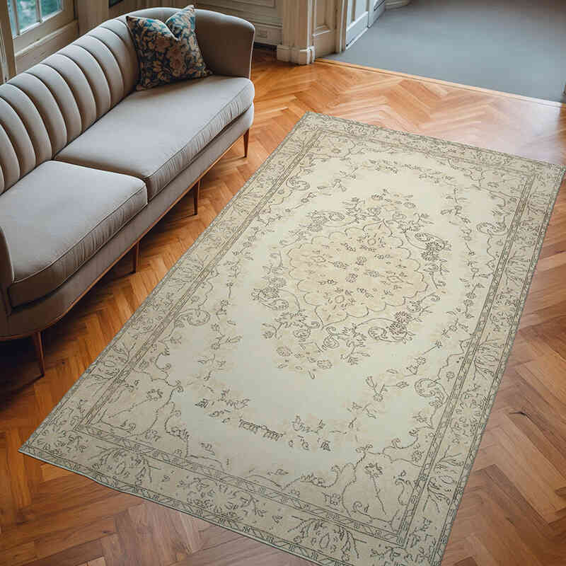 Alfombra Vintage Turca Anudada a Mano - 174 cm x 294 cm - K0048577