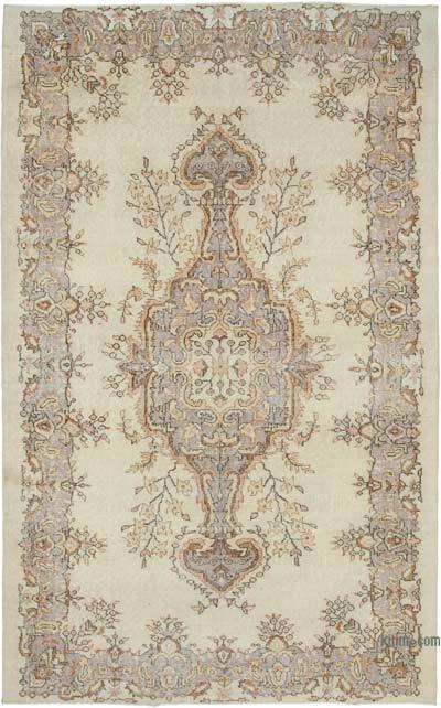 Vintage Turkish Hand-Knotted Rug - 6'  x 9' 8" (72" x 116")