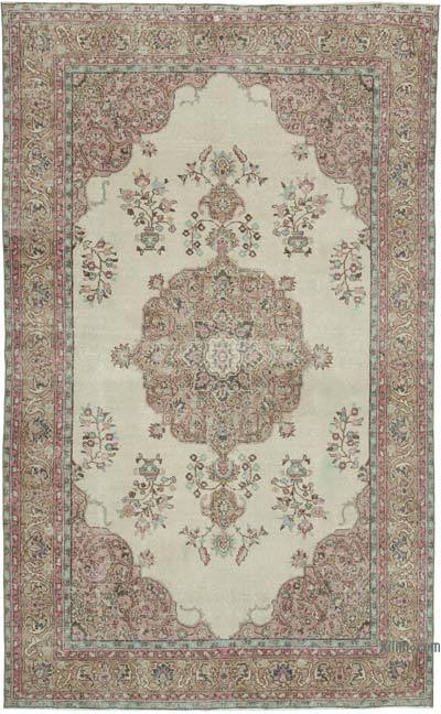 Vintage Turkish Hand-Knotted Rug - 6' 3" x 10' 2" (75" x 122")