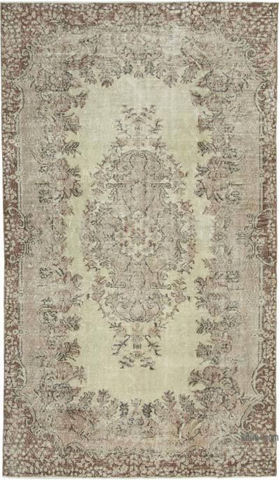 Vintage Turkish Hand-Knotted Rug - 5' 8" x 9' 6" (68" x 114")