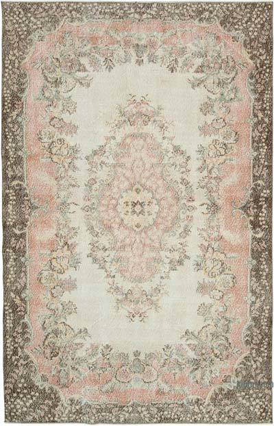 Vintage Turkish Hand-Knotted Rug - 6' 4" x 9' 11" (76" x 119")