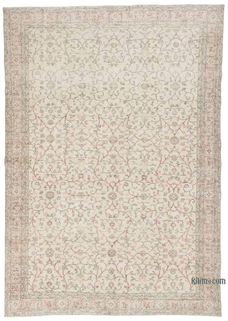 Alfombra Vintage Turca Anudada a Mano - 220 cm x 310 cm - K0048815