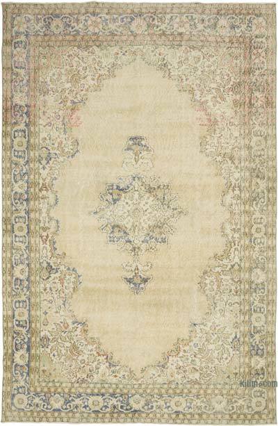 Vintage Turkish Hand-Knotted Rug - 6' 9" x 10' 4" (81" x 124")