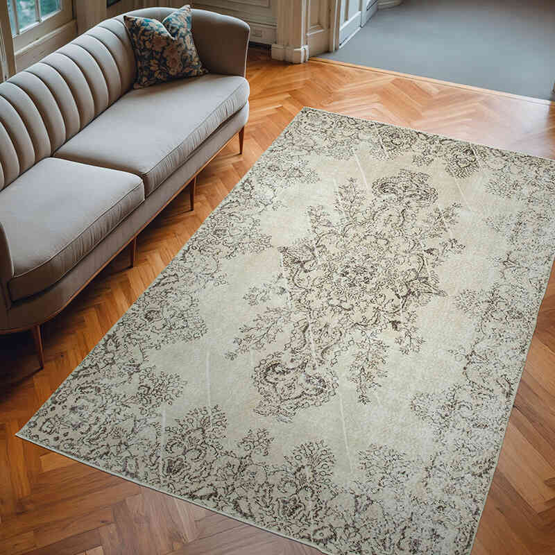 El Dokuma Vintage Halı - 200 cm x 305 cm - K0048939