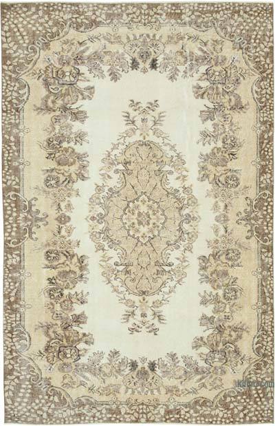 Vintage Turkish Hand-Knotted Rug - 5' 10" x 9'  (70" x 108")