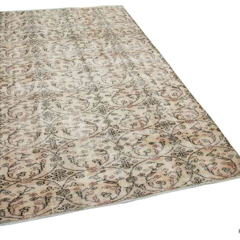 Vintage Turkish Hand-Knotted Rug - 4' 6" x 7' 10" (54" x 94") - K0049009