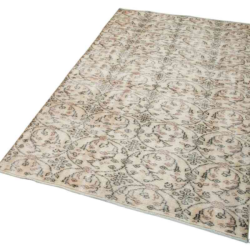 Vintage Turkish Hand-Knotted Rug - 4' 6" x 7' 10" (54" x 94") - K0049009