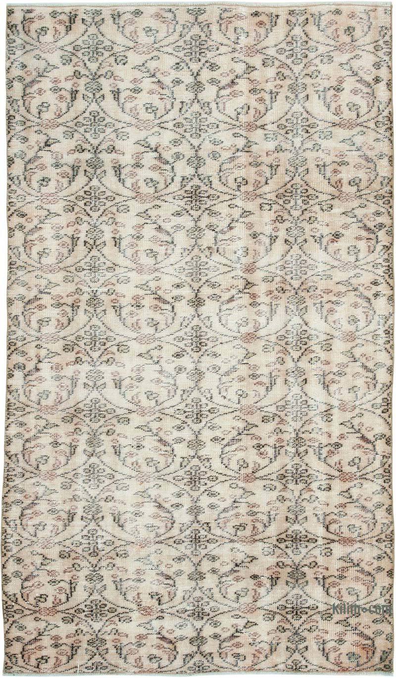 Vintage Turkish Hand-Knotted Rug - 4' 6" x 7' 10" (54" x 94") - K0049009