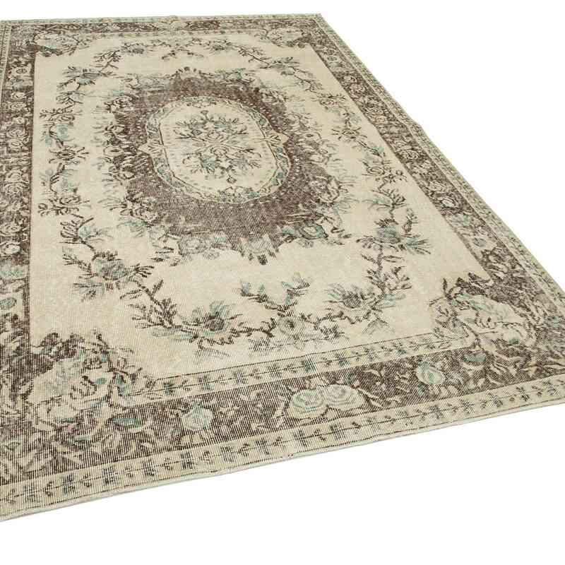 Alfombra Vintage Turca Anudada a Mano - 182 cm x 290 cm - K0049013