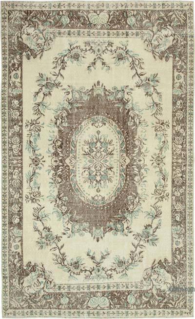 Alfombra Vintage Turca Anudada a Mano - 182 cm x 290 cm