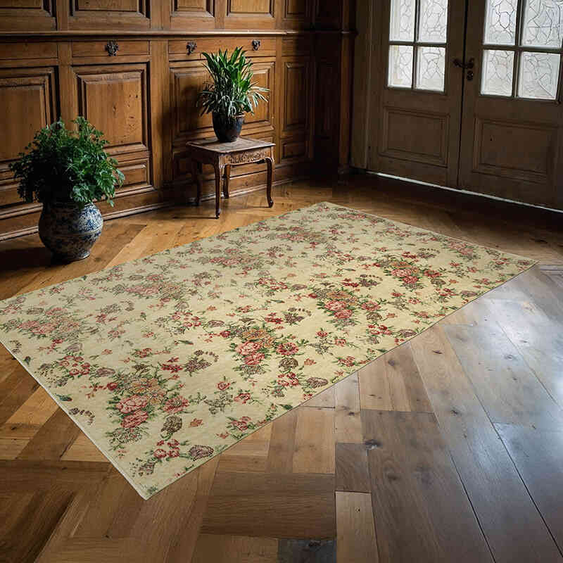 El Dokuma Vintage Halı - 157 cm x 255 cm - K0049018