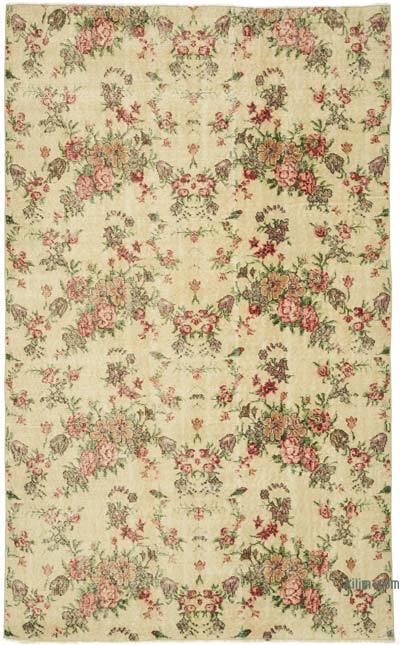Alfombra Vintage Turca Anudada a Mano - 157 cm x 255 cm
