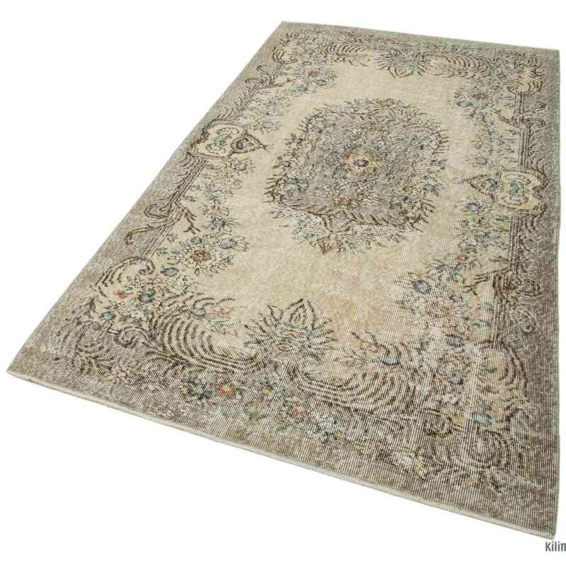 Vintage Turkish Hand-Knotted Rug - 4' 5" x 8' 3" (53" x 99") - K0049021