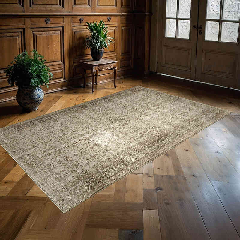 Boyalı El Dokuma Anadolu Halısı - 167 cm x 265 cm - K0049282