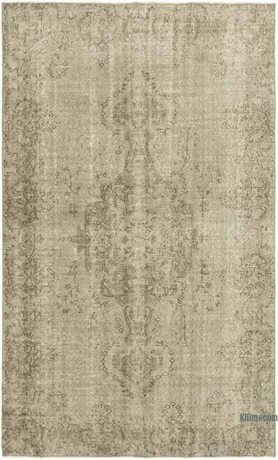 Gri Boyalı El Dokuma Anadolu Halısı - 170 cm x 280 cm