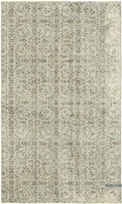 Vintage Turkish Hand-Knotted Rug - 5' 2" x 8' 6" (62" x 102")