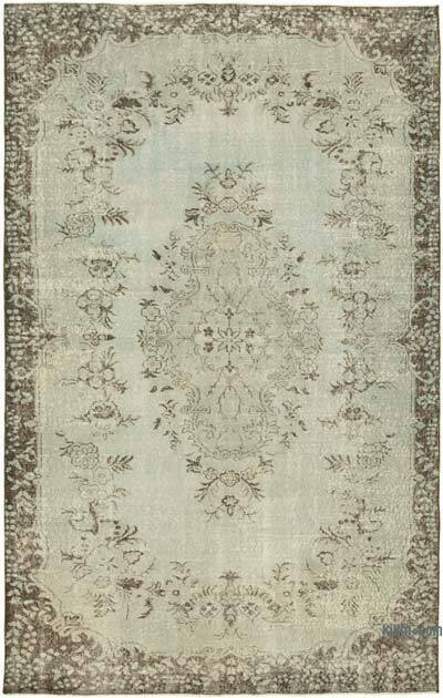 Vintage Turkish Hand-Knotted Rug - 6'  x 9' 5" (72" x 113")
