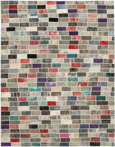 Patchwork Ek Dokuma Halı - 308 cm x 400 cm