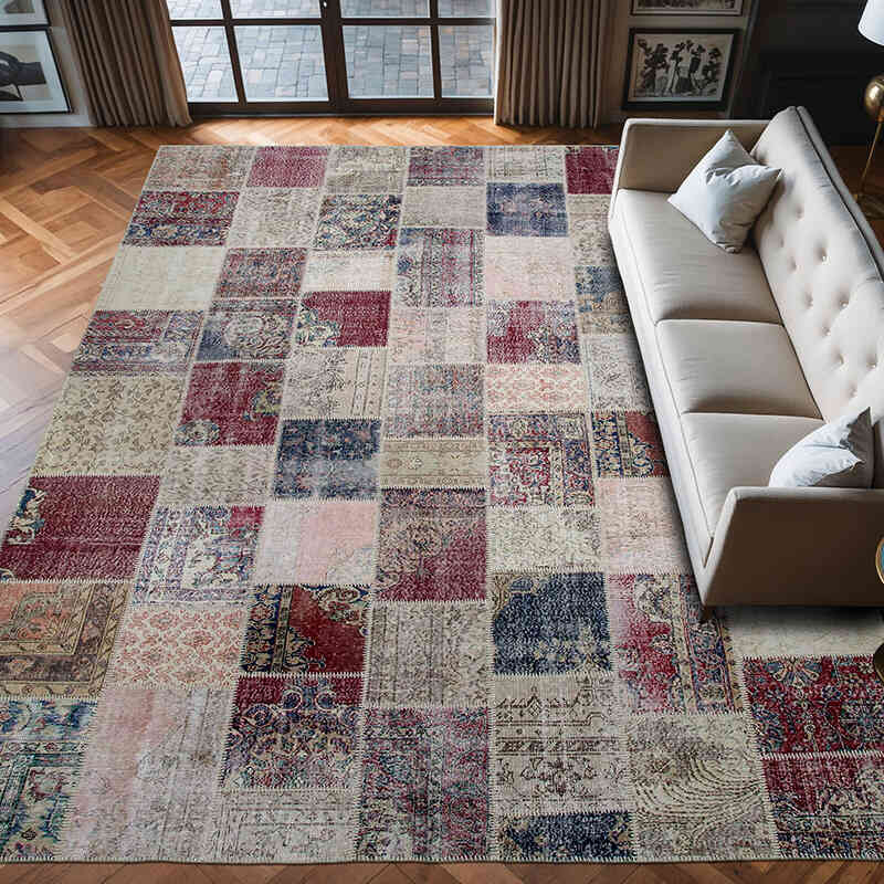Alfombra Turca De Retazos - 300 cm x 400 cm - K0049511