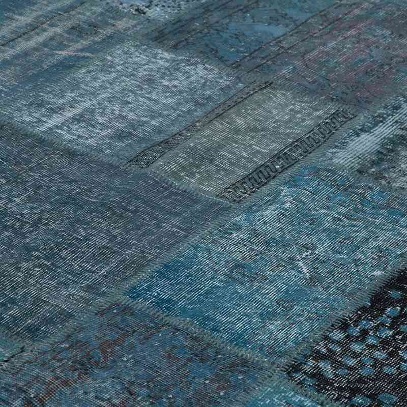 Patchwork Hand-Knotted Turkish Rug - 9' 9" x 14'  (117" x 168") - K0049523
