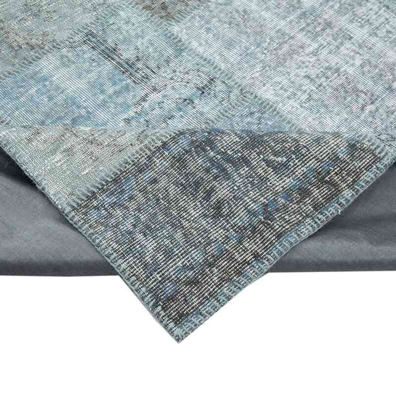 Patchwork Hand-Knotted Turkish Rug - 9' 11" x 13' 1" (119" x 157") - K0049550