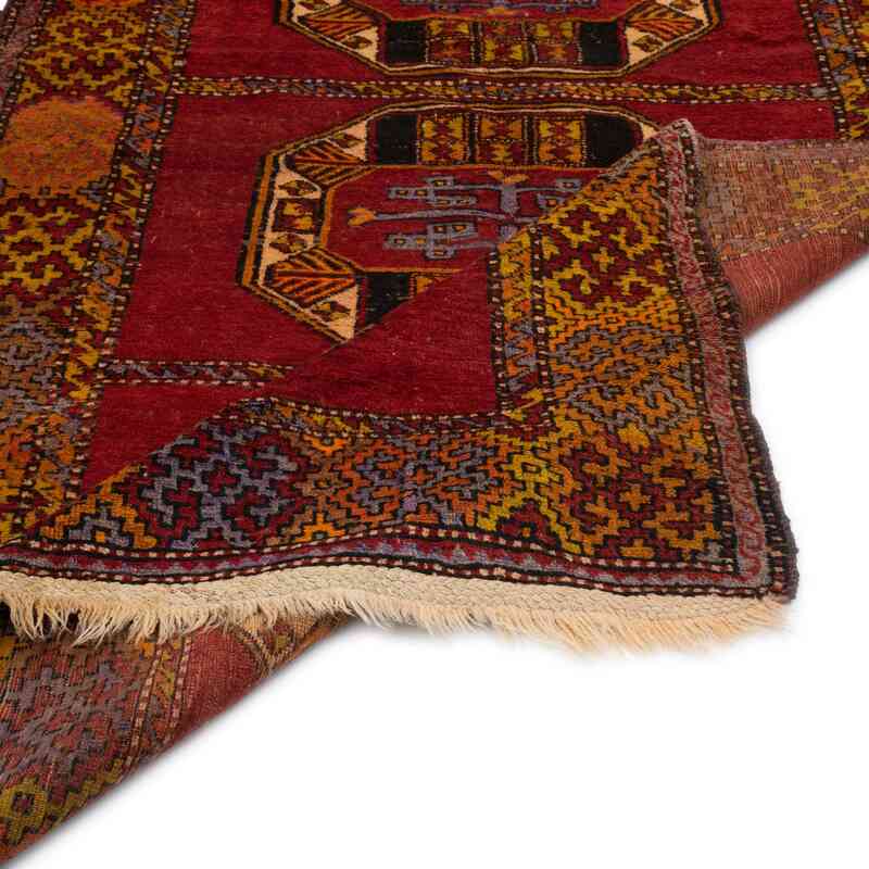 El Dokuma Vintage Halı - 119 cm x 263 cm - K0049561