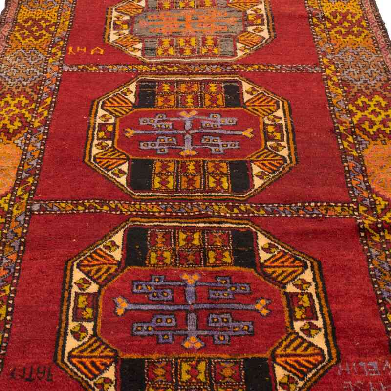 El Dokuma Vintage Halı - 119 cm x 263 cm - K0049561
