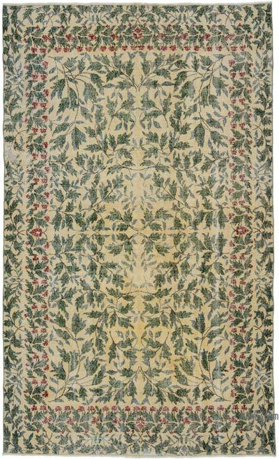 Vintage Turkish Hand-Knotted Rug - 6' 9" x 10' 10" (81" x 130")