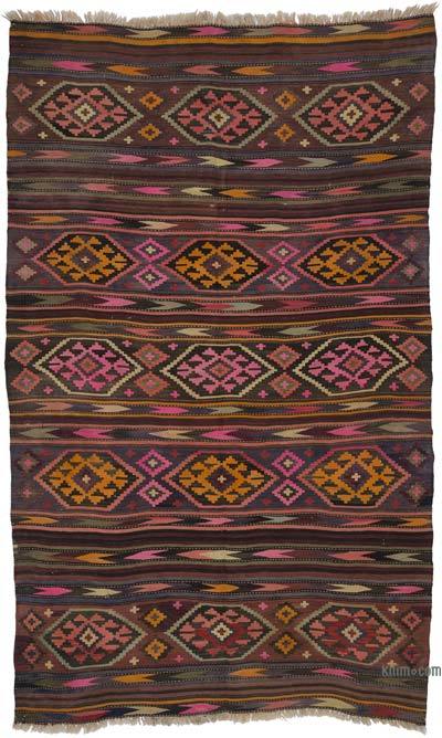 Alfombra Kilim Vintage Caucásica Kazak - 189 cm x 311 cm