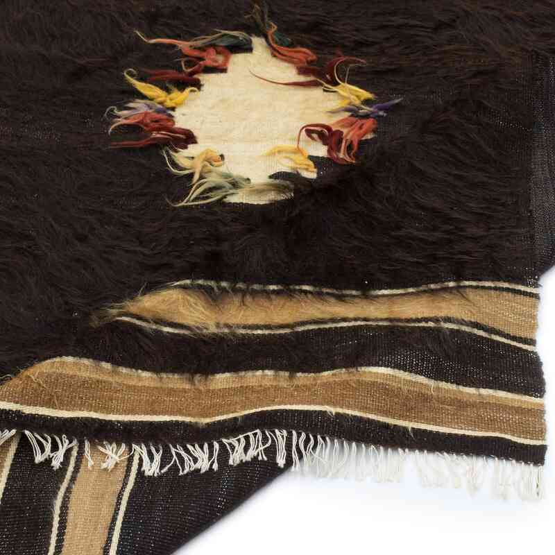 Brown Vintage Siirt Rug - 4' 3" x 5' 7" (51" x 67") - K0049628