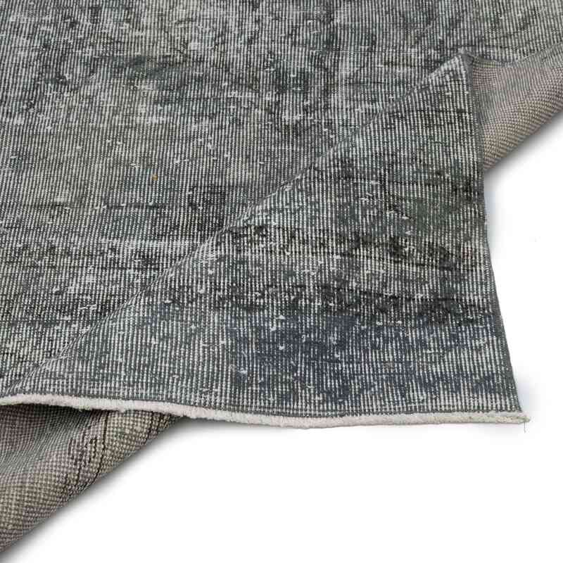Grey Over-dyed Turkish Vintage Runner Rug - 2' 11" x 10' 10" (35" x 130") - K0050051