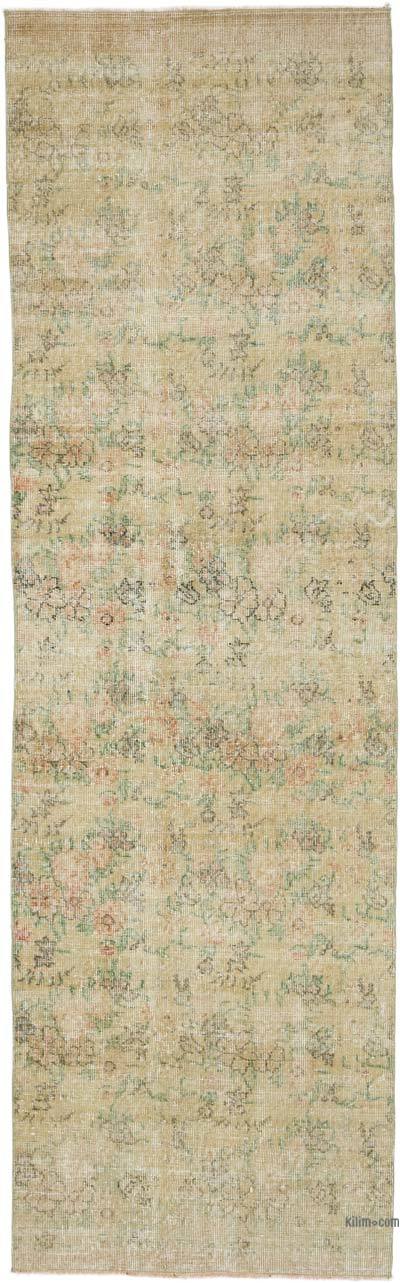 Vintage Turkish Runner Rug - 3'  x 9' 9" (36" x 117")