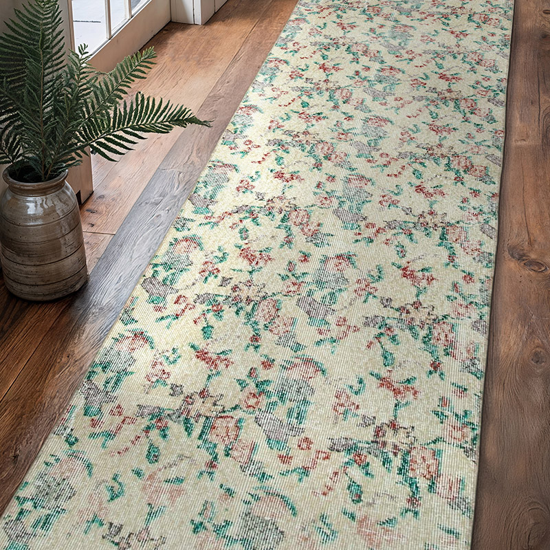 Vintage Turkish Runner Rug - 2' 6" x 9' 11" (30" x 119") - K0050218