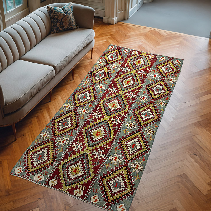 Alfombra Vintage Esme Kilim - 140 cm x 290 cm - K0050267