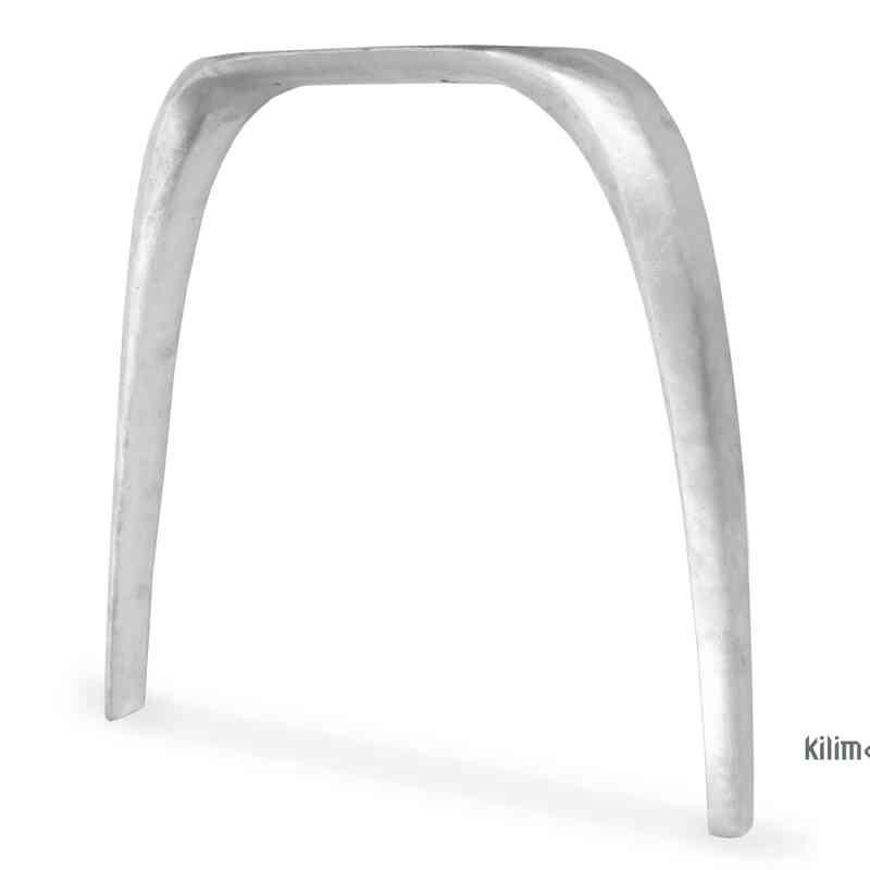 Aluminium Sand Cast Table Leg - Matte (set of 2) - K0050392