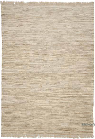 Bej Yeni Kök Boya El Dokuma Kilim - 266 cm x 367 cm