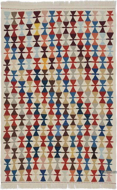 Çok Renkli Yeni Kök Boya El Dokuma Kilim - 120 cm x 186 cm