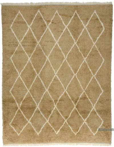 New Moroccan Style Hand-Knotted Tulu Rug - 7' 9" x 9' 9" (93" x 117")
