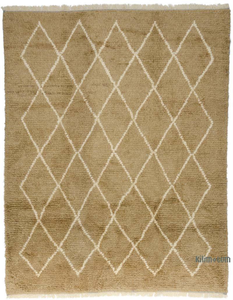 New Moroccan Style Hand-Knotted Tulu Rug - 7' 9" x 9' 9" (93" x 117") - K0050439