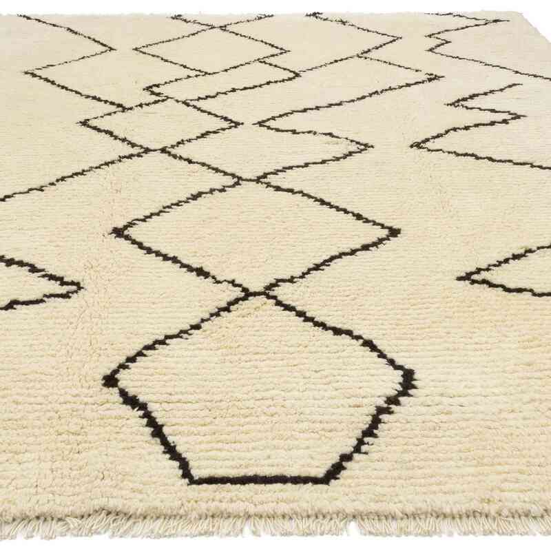 New Moroccan Style Hand-Knotted Tulu Rug - 8' 1" x 10' 2" (97" x 122") - K0050445