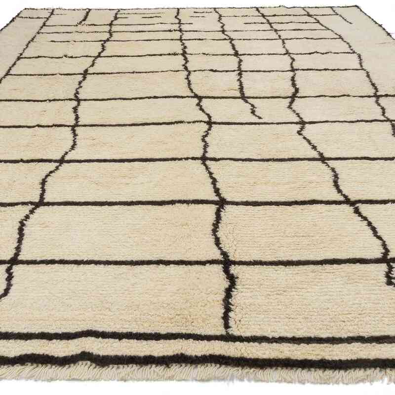 Alfombra "Tulu" de estilo marroquí anudada a mano - 262 cm x 360 cm - K0050446