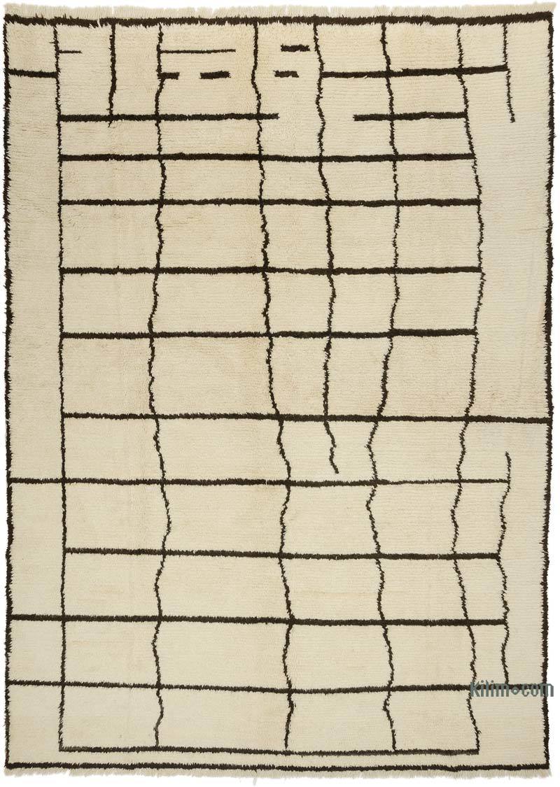 Alfombra "Tulu" de estilo marroquí anudada a mano - 262 cm x 360 cm - K0050446