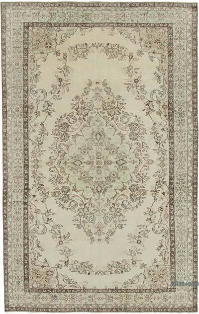 Vintage Turkish Hand-Knotted Rug - 6' 3" x 10' 2" (75" x 122")