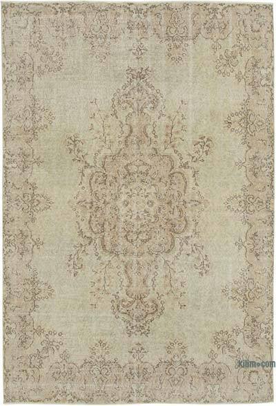 Vintage Turkish Hand-Knotted Rug - 6' 10" x 9' 10" (82" x 118")