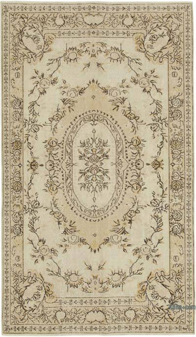 Vintage Turkish Hand-Knotted Rug - 5' 3" x 8' 11" (63" x 107")