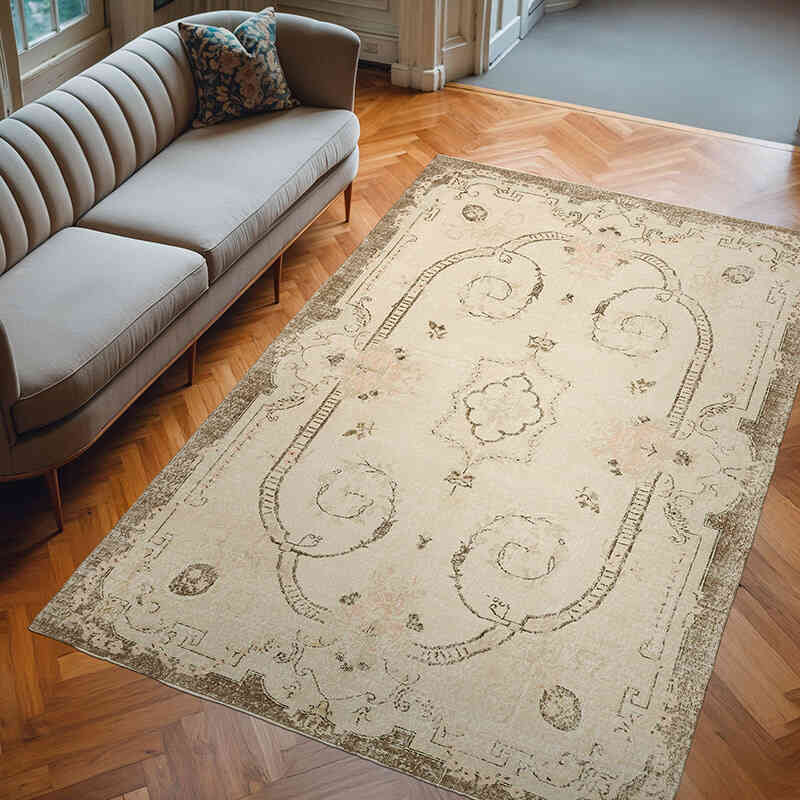 El Dokuma Vintage Halı - 195 cm x 303 cm - K0050749
