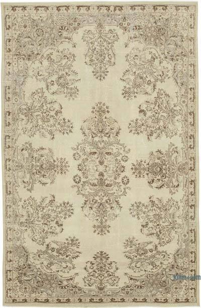 Vintage Turkish Hand-Knotted Rug - 6' 5" x 10' 1" (77" x 121")