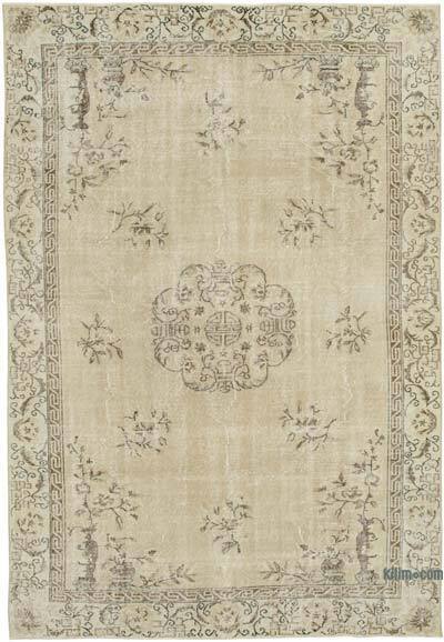 Alfombra Vintage Turca Anudada a Mano - 208 cm x 298 cm